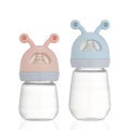 Anti colic wide neck baby milk feeding bottles glass baby bottle